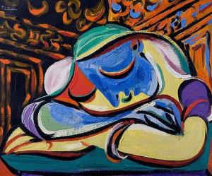 Jeune fille endormie by Pablo Picasso